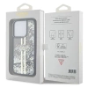 Etui Guess Liquid Glitter Gold Stripes na iPhone 15 Pro - czarne
