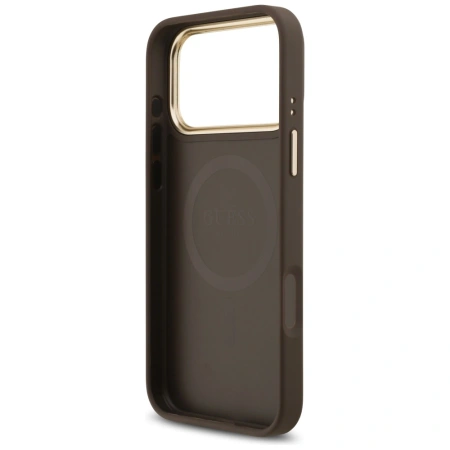 GUESS ETUI 4G STRASS LOGO DO IPHONE 17 PRO MAX MAGSAFE Z OCHRONĄ