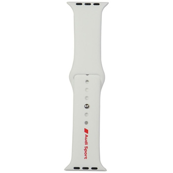 AUDI PASEK DO APPLE WATCH 44 45 46 49MM Z LOGO RED Z SILIKONOWYM MATERIAŁEM