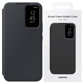 Etui Samsung EF-ZS711CB S23 FE S711czarny/black Smart View Wallet Case