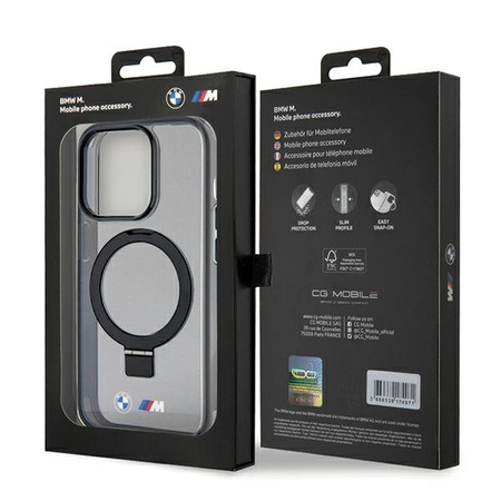 BMW ETUI HARDCASE RING STAND DO IPHONE 15 PRO 6.1 DO MAGSAFE Z FUNKCJĄ