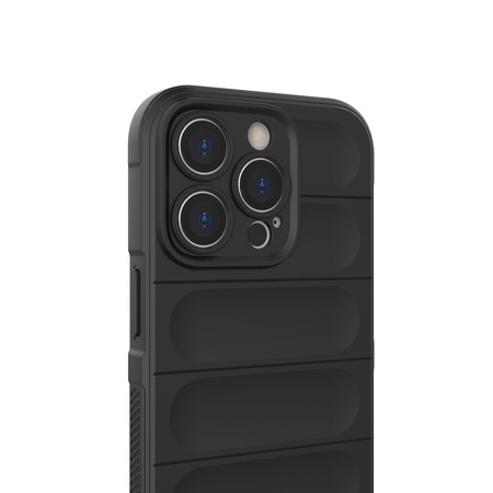 Magic Shield Case etui do iPhone 14 Pro elastyczny pancerny pokrowiec burgundowy
