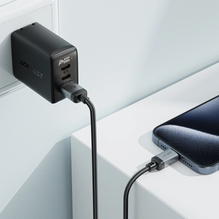 ACEFAST KABEL USB-A DO USB-C 3A 1.2M DO SAMSUNG HUAWEI SZYBKA WYMANA DANYCH