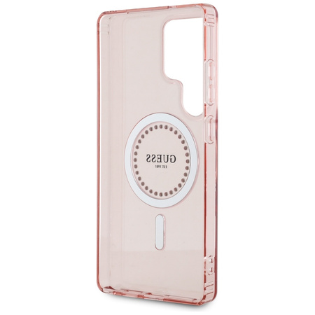 GUESS ETUI RHINESTONES PRINTED DO SAMSUNG GALAXY S25 ULTRA DO MAGSAFE