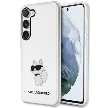 Etui Karl Lagerfeld KLHCS23MHNCHTCT S23+ S916 - przezroczyste hardcase Ikonik Choupette