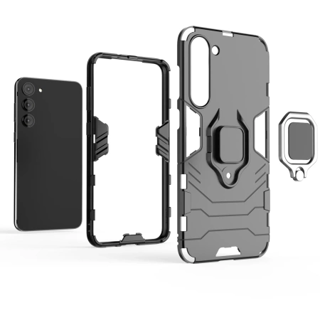 HURTEL ETUI POKROWIEC RING ARMOR DO SAMSUNG GALAXY S23+ PANCERNE Z UCHWYTEM