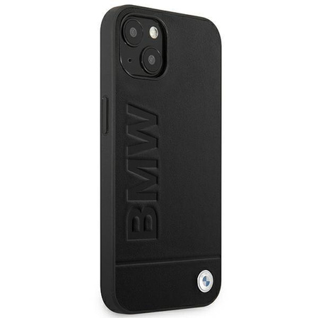 Etui BMW BMHCP14MSLLBK iPhone 14 Plus 6,7" czarny/black Leather Stamp