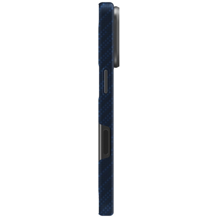 Etui UNIQ Keva EDGE do iPhone 17 Pro Magclick Charging niebieski