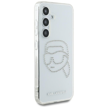 KARL LAGERFELD CASE RHINESTONES KARL HEAD LOGO DO SAMSUNG GALAXY S25 DESIGN