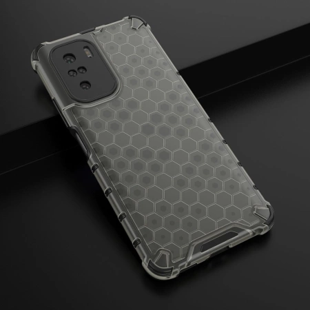 HONEYCOMB POKROWIEC PANCERNY Z ŻELOWĄ RAMKĄ DO XIAOMI REDMI K40 PRO K40 F3