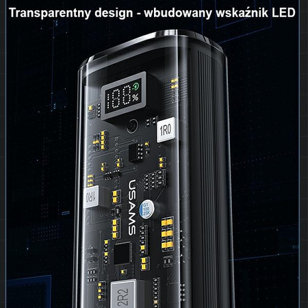 USAMS POWERBANK 9000MAH PD 20W DO TELEFONÓW IPHONE GALAXY SZYBKIE ŁADOWANIE