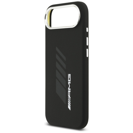 Etui AMG Silicone Oversize Rhombs MagSafe do iPhone Air czarny