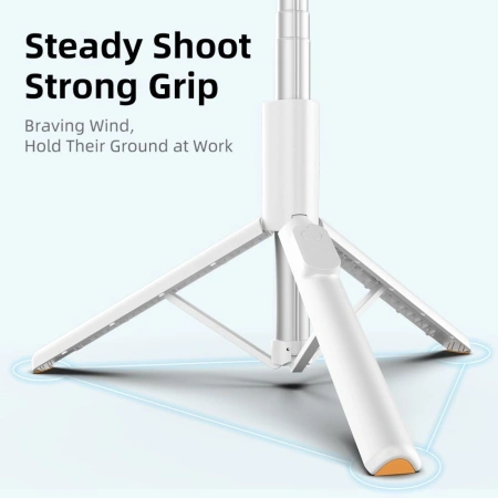 TECH-PROTECT SELFIE STICK Z TRIPODEM DO TELEFONÓW 3W1 Z PILOTEM KONTRO