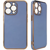 HURTEL ETUI DO IPHONE 13 PRO LIGHTING COLOR CASE ZE ZŁOTĄ RAMKĄ ELASTYCZNE