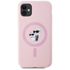 KARL LAGERFELD ETUI SILICONE KARL&CHOUPETTE DO IPHONE 11 DO MAGSAFE