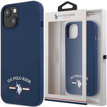 US Polo USHCP13SSFGV iPhone 13 mini 5,4" granatowy/navy Silicone Collection