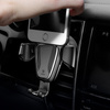 Baseus Gravity Car Mount grawitacyjny uchwyt samochodowy na kratkę wentylacyjną nawiew na telefon 4-6" czarny (SUYL-01)