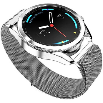 MERCURY PASEK MESH DO APPLE WATCH 42 44 45MM STALOWY ZAMEK MAGNETYCZNY