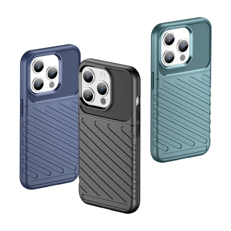 HURTEL PANCERNE ETUI DO IPHONE 15 PRO THUNDER CASE WZMOCNIONE WYTRZYMAŁE