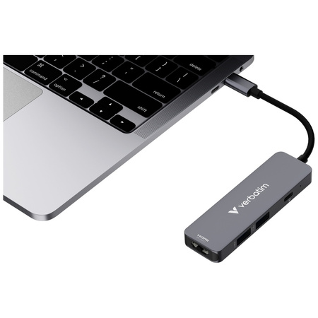 VERBATIM HUB USB-C 3.2 DO TELEFONÓW Z HDMI ALUMINIOWA PRZEJŚCIÓWKA 32155