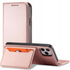 HURTEL ETUI MAGNET CARD CASE DO IPHONE 12 POKROWIEC Z PODSTAWKĄ NA TELEFON