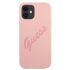 Guess GUHCP12SLSVSPI iPhone 12 mini 5,4" różowy/pink hardcase Script Vintage