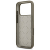 Etui Guess Silicone Big 4G Script do     iPhone 17 Pro brązowy