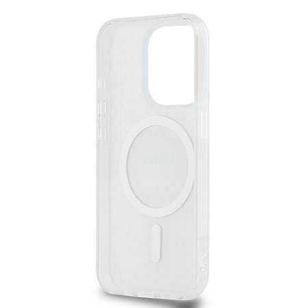 DKNY ETUI HARDCASE DO IPHONE 15 PRO MAX 6.7 DO MAGSAFE MONO STRIPE BEŻOWE