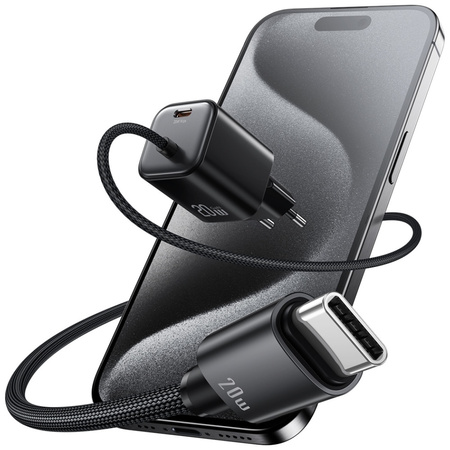 USAMS ŁADOWARKA 20W 2XUSB-C MINI SZYBKIE ŁADOWANIE GAO DO TELEFONÓW IPHONE