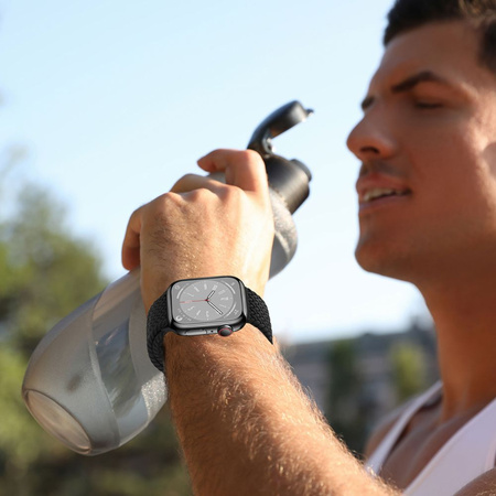 TECH-PROTECT NYLONMAG APPLE WATCH 6 / 7 / 8 / 9 / 10 / SE / ULTRA 1 / 2 (44 / 45 / 46 / 49 MM) OLIVE GREY