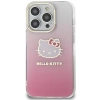 Etui Hello Kitty IML Gradient Electrop Kitty Head na iPhone 14 Pro - różowe