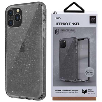Etui Uniq LifePro Tinsel na iPhone 11 Pro - czarne