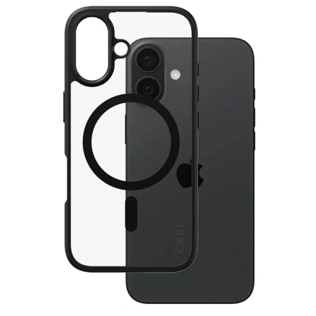 Etui CARE by PanzerGlass Flagship Urban Case z MagSafe na iPhone 16 - przezroczyste