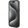 Etui Guess Liquid Glitter Gold Stripes na iPhone 15 Pro - czarne