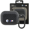 Etui BMW BMAPWMPUCA2 na AirPods Pro - czarne Carbon Double Metal Logo