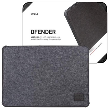 UNIQ etui Dfender laptop Sleeve 16" szary/marl grey