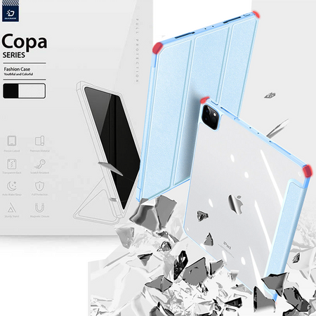 Dux Ducis Copa etui do iPad Pro 11'' 2020 / iPad Pro 11'' 2018 / iPad Pro 11'' 2021 pokrowiec smart cover z podstawką niebieski