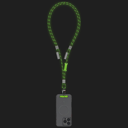 Uniwersalna smycz do telefonu kabel 2w1 Skinarma Dyno Ve USB-C/USB-C niteglow