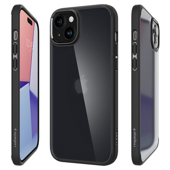 SPIGEN ULTRA HYBRID IPHONE 15 FROST BLACK