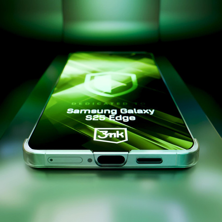 3MK ETUI JUST20G CLEAR CASE DO SAMSUNG GALAXY S25 EDGE PRZEŹROCZYSTE Z TYŁU