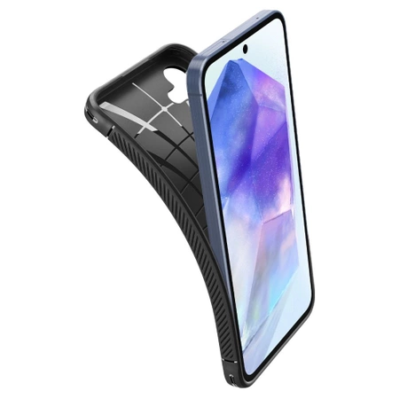 Etui Spigen Rugged Armor na Samsung Galaxy A55 5G - czarny mat