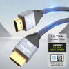 Wozinsky kabel HDMI 2.1 8K 60 Hz 48 Gbps / 4K 120 Hz / 2K 144 Hz 3 m srebrny (WHDMI-30)