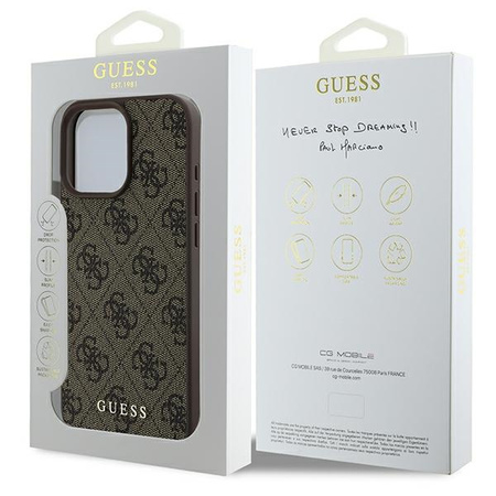 GUESS POKROWIEC ETUI CASE DO IPHONE 16 PRO MAX 6.9 CALA DESIGNERSKI LOOK