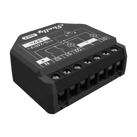 SHELLY ZESTAW 4 STEROWNIKÓW 2PM GEN3 WIFI BLUETOOTH DO SYSTEMÓW SMART HOME