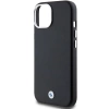 Etui BMW Signature Wrapped Metal MagSafe na iPhone 15 Plus / 14 Plus - czarne