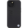 Etui BMW MagSafe Leather Hot Stamp na iPhone 15 Plus - czarne