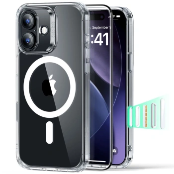 ESR ZESTAW CLASSIC HYBRID MAGSAFE DO IPHONE 17 Z SZKŁEM HARTOWANYM NA