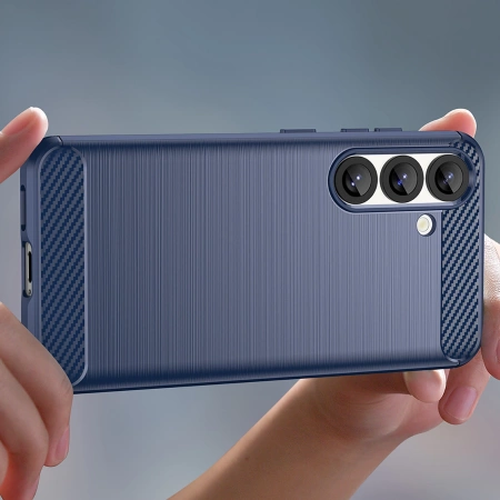 HURTEL ETUI SILIKONOWE CARBON CASE DO SAMSUNG GALAXY S25 EDGE OCHRONA