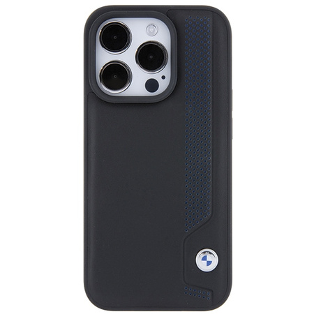 BMW ETUI HARDCASE LEATHER BLUE DOTS DO IPHONE 15 PRO MAX 6.7 DO IPHONE 15