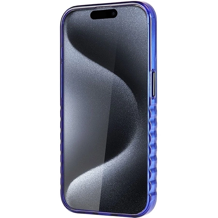 Etui Audi IML Big Logo MagSafe na iPhone 15 Pro Max - niebieskie